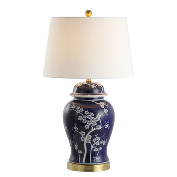 Gracie 29.5" Ginger Jar Ceramic/Metal LED Table Lamp - JONATHAN Y